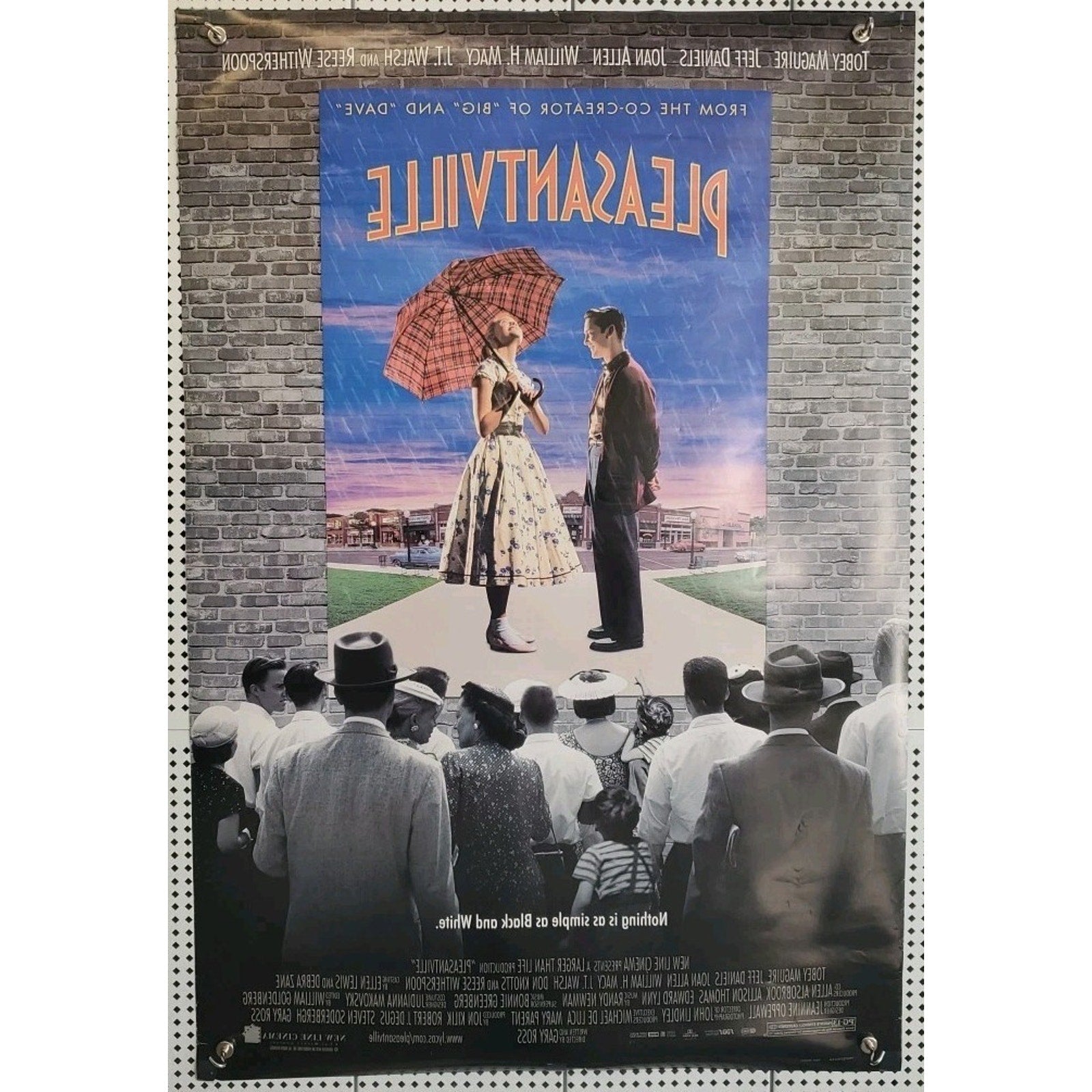 Pleasantville (1998) Original 27 X 40 Theatrical Movie Poster