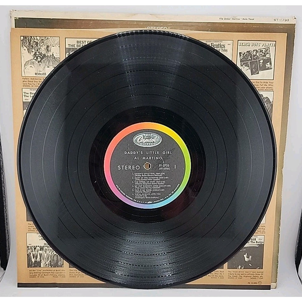 Al Martino Daddy’s Little Girl Capitol Records LP Vinyl Record