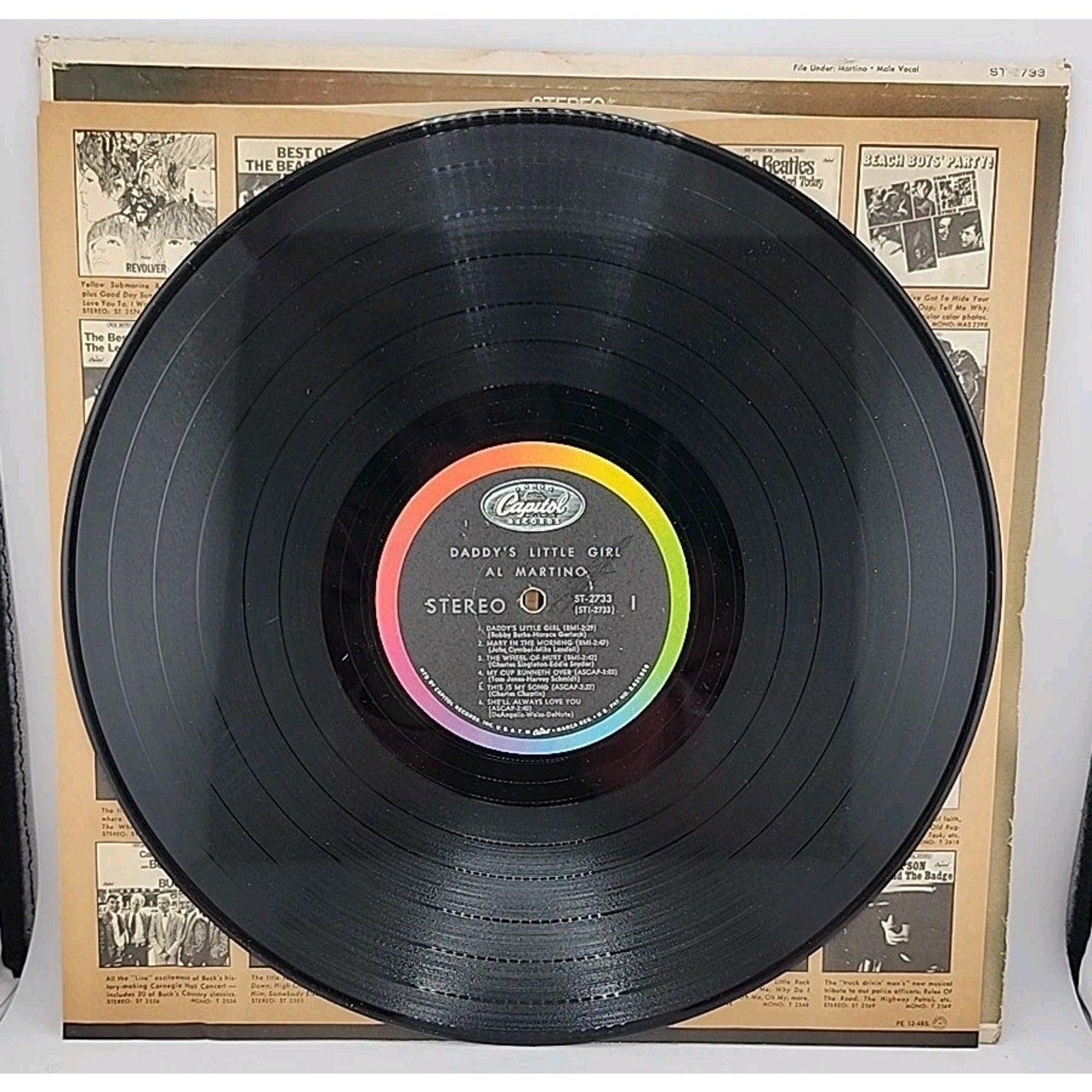 Al Martino Daddy’s Little Girl Capitol Records LP Vinyl Record