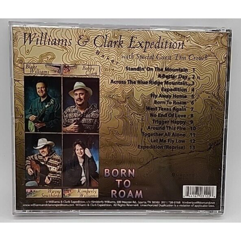 Williams & Clark Expedition Born To Roam (CD)
