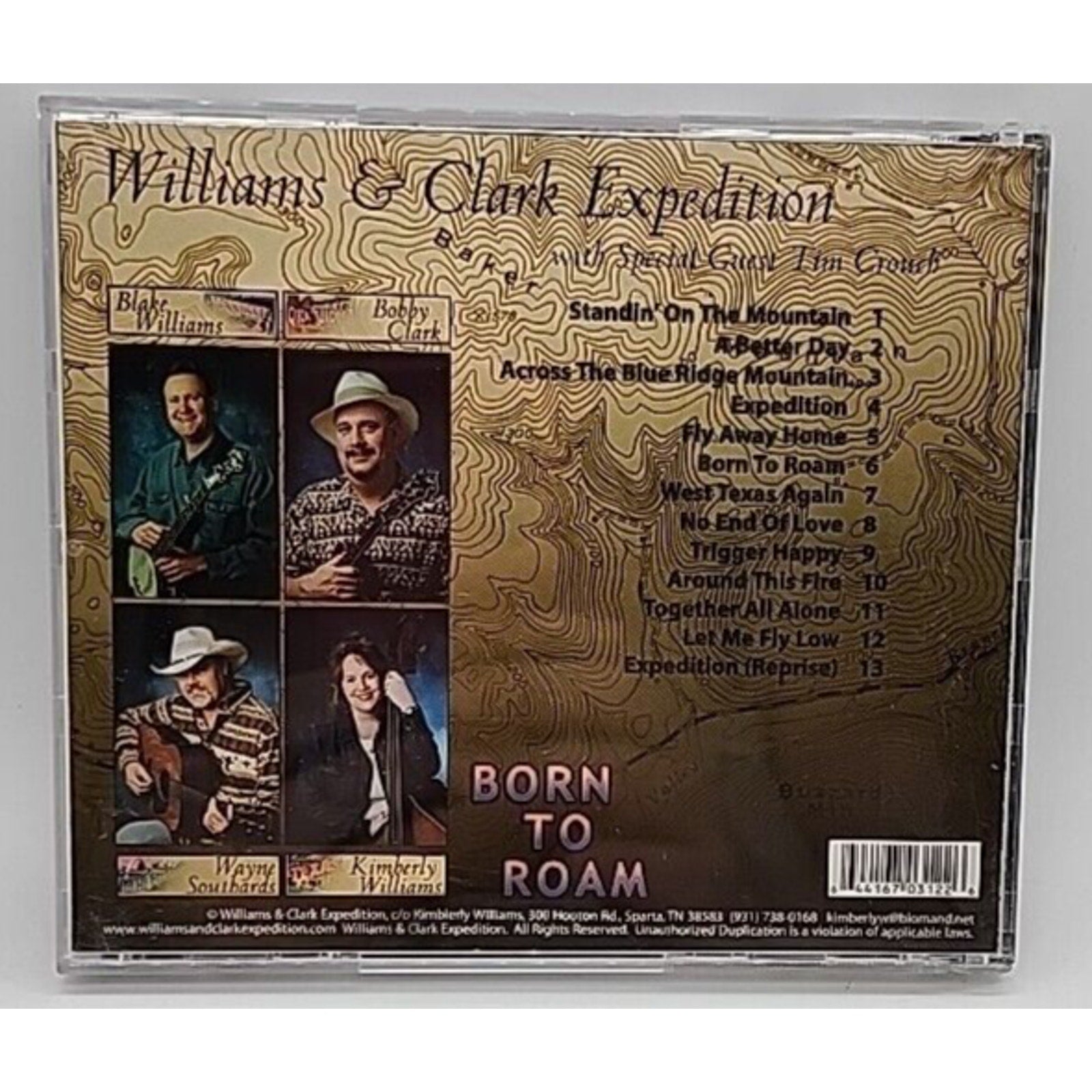Williams & Clark Expedition Born To Roam (CD)
