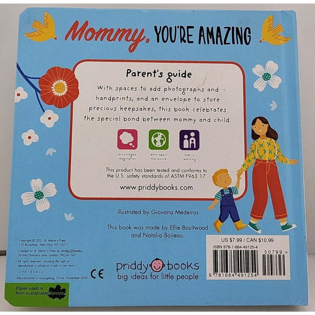 With Love: Mommy, You're Amazing by Roger Priddy (2021, Children's Board Books)