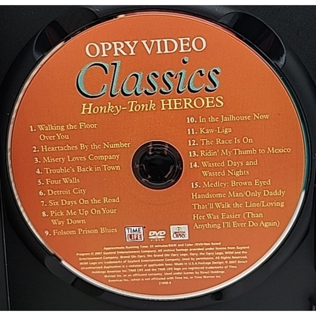 Opry Video Classics Honky-Tonk Heroes (2007, DVD)