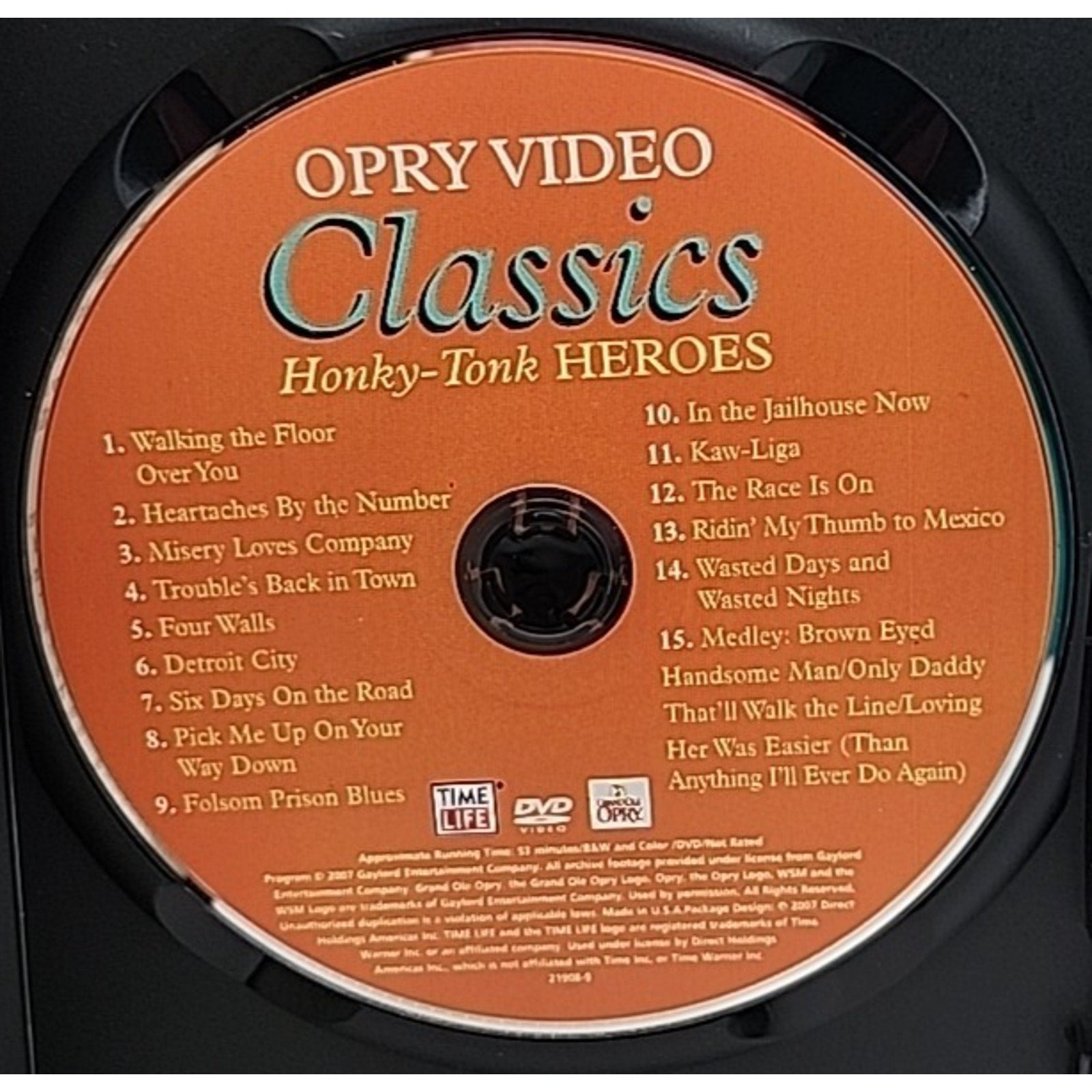 Opry Video Classics Honky-Tonk Heroes (2007, DVD)