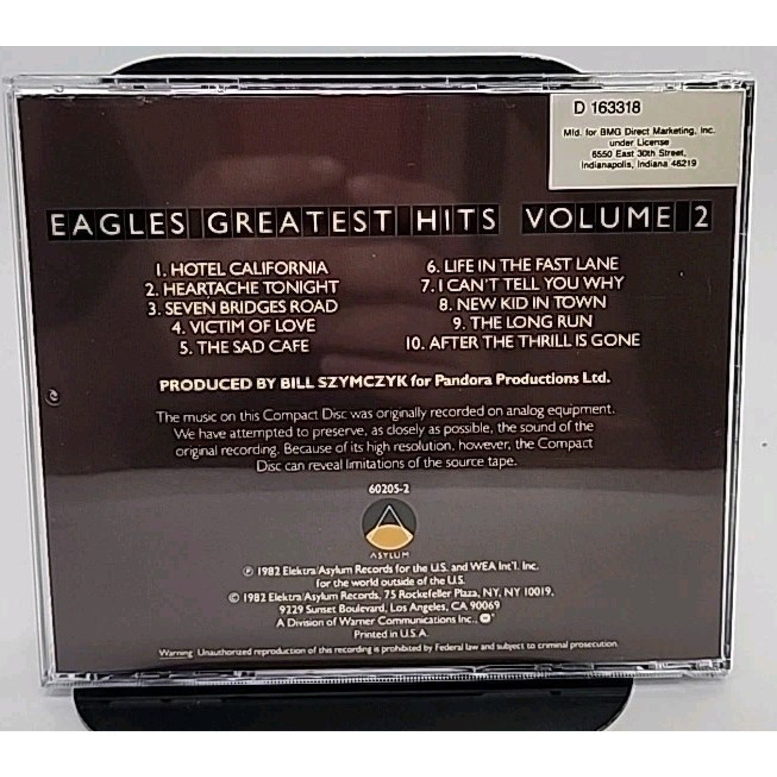 Greatest Hits 2 by Eagles (CD, 1990)