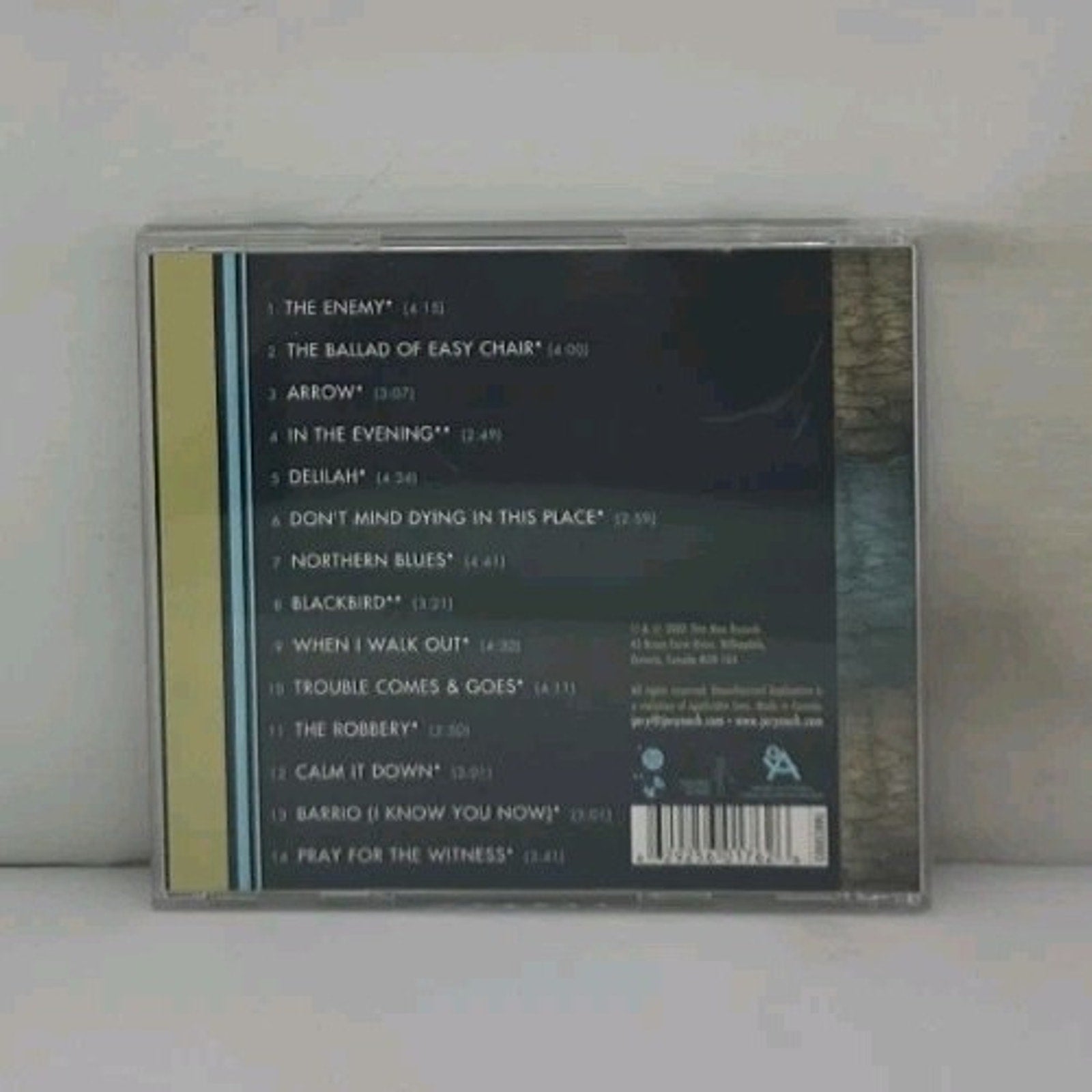 CD Jory Nash Lo-Fi Northern Blues Thin Man Records 2002