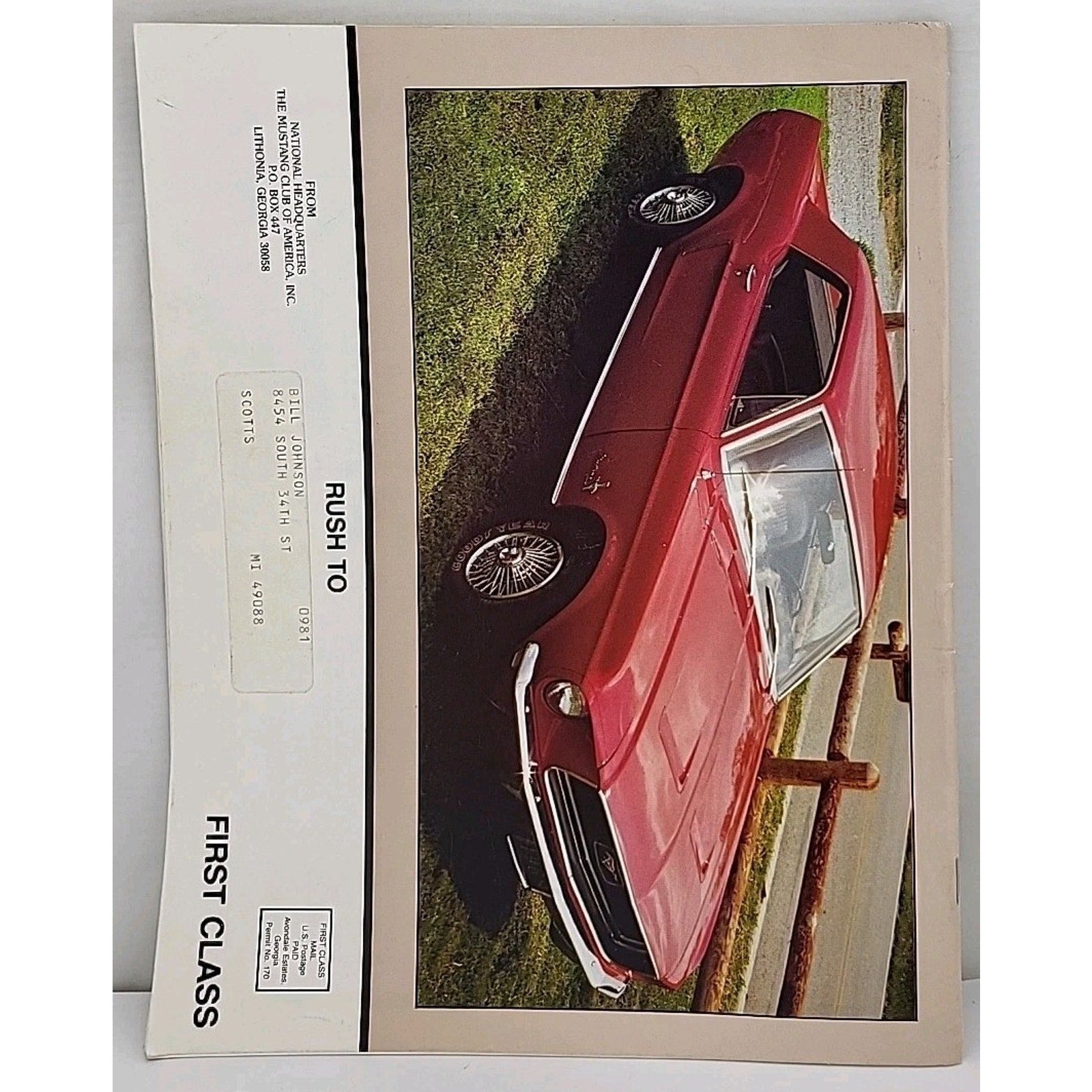 Mustang Times Magazine - Mustang Club Of America - August 1981 - Vol. 5 No. 8