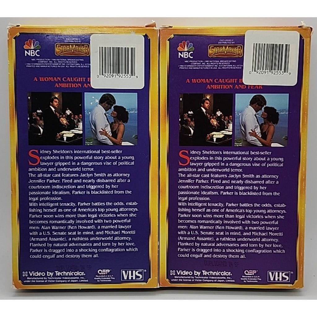 Sidney Sheldon's Rage Of Angels (VHS)
