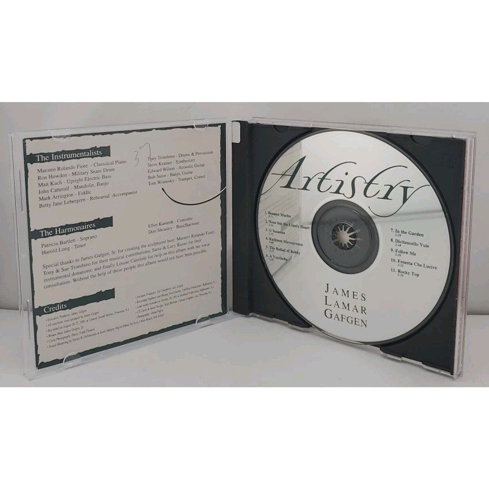 Artistry CD - James Lamar Gafgen