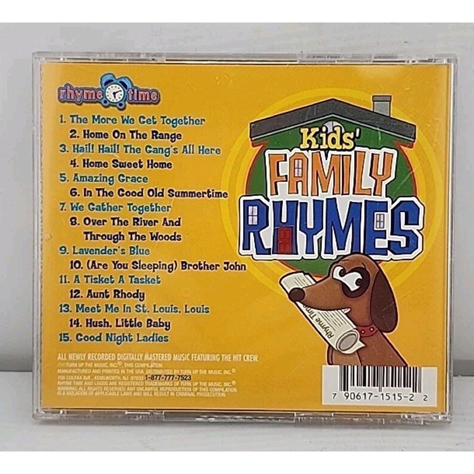 Rhyme Time: Kids Family Rhymes by Various Artists (CD, Oct-2003, Turn Up the...