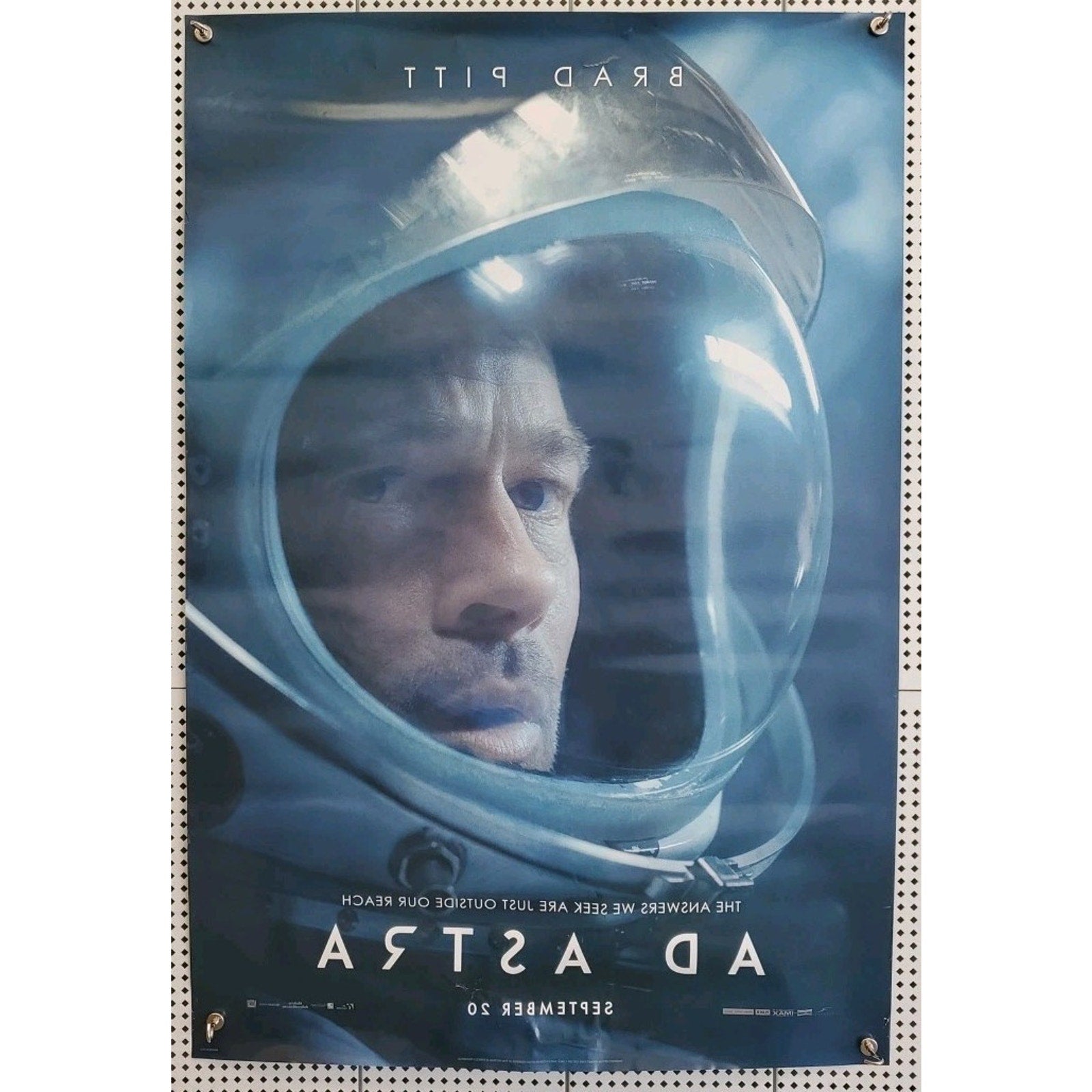 Ad Astra - Original DS Movie Poster D/S 27x40 2019 Brad Pitt