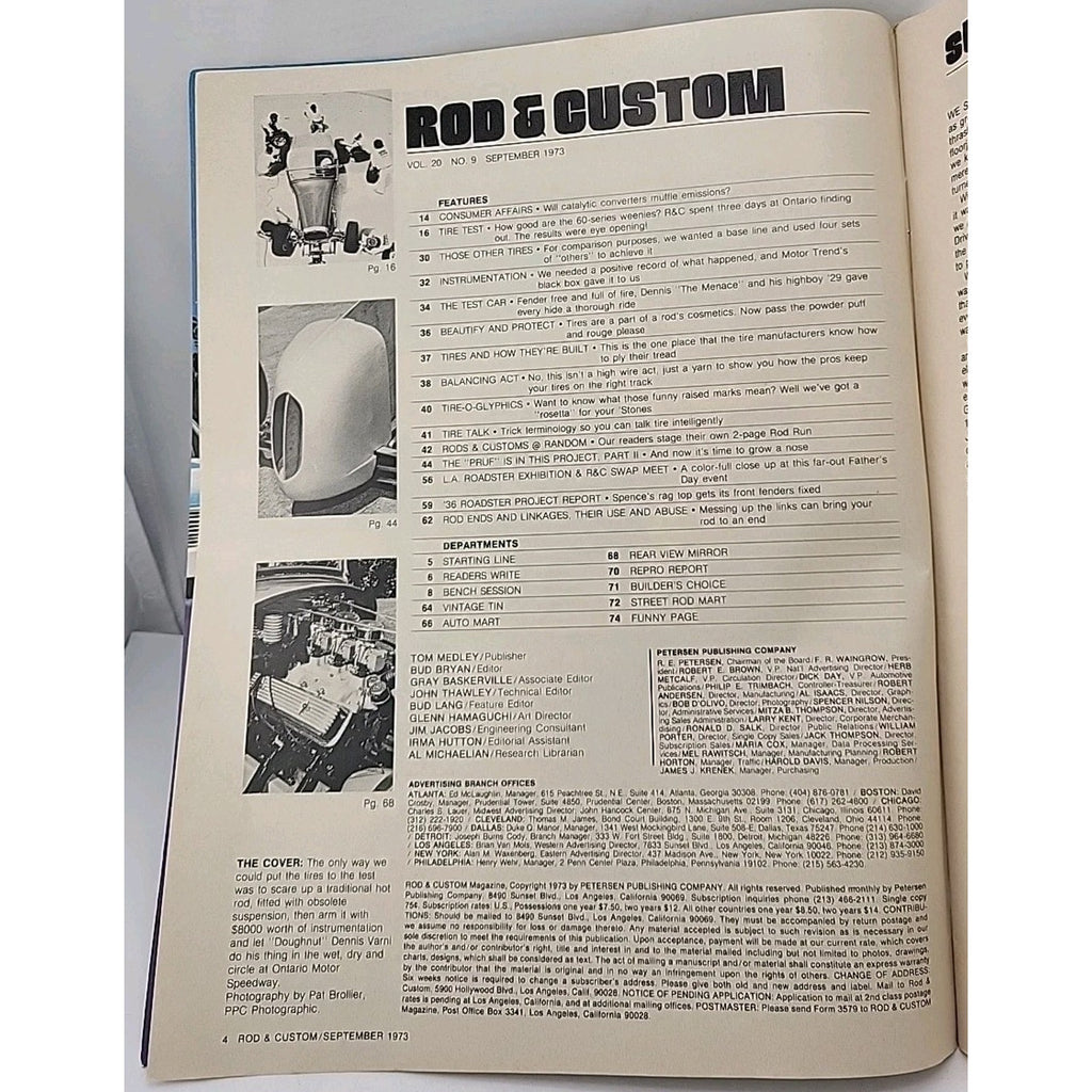 Rod & Custom Magazine - September 1973 - Vol. 20 No. 9