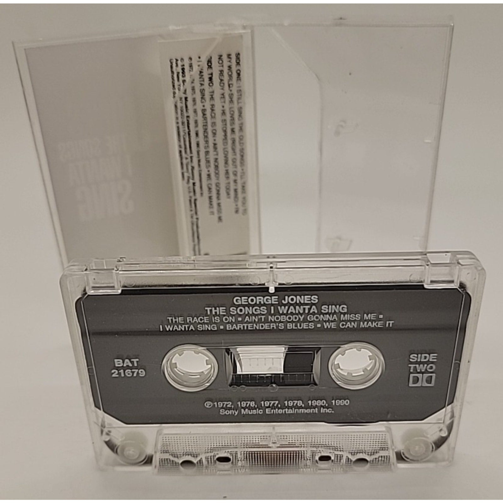 The Songs I Wanta Sing by George Jones (Cassette, Dec-1995, Sony Music)