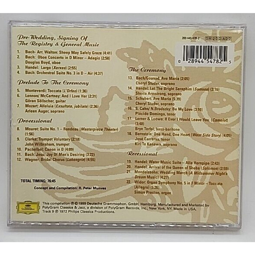 Classic Wedding Album by Various (CD, 1999)