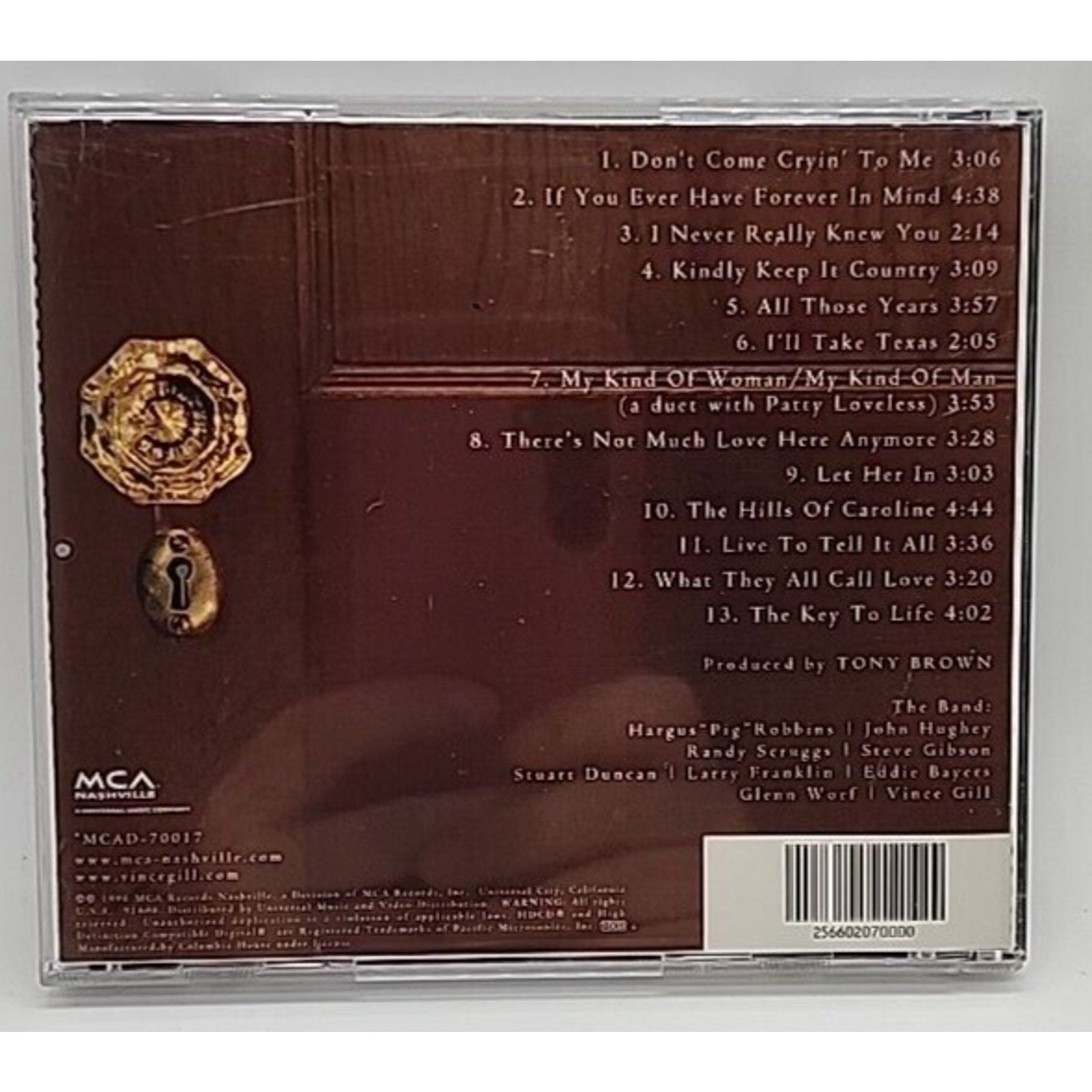 Vince Gill The Key CD