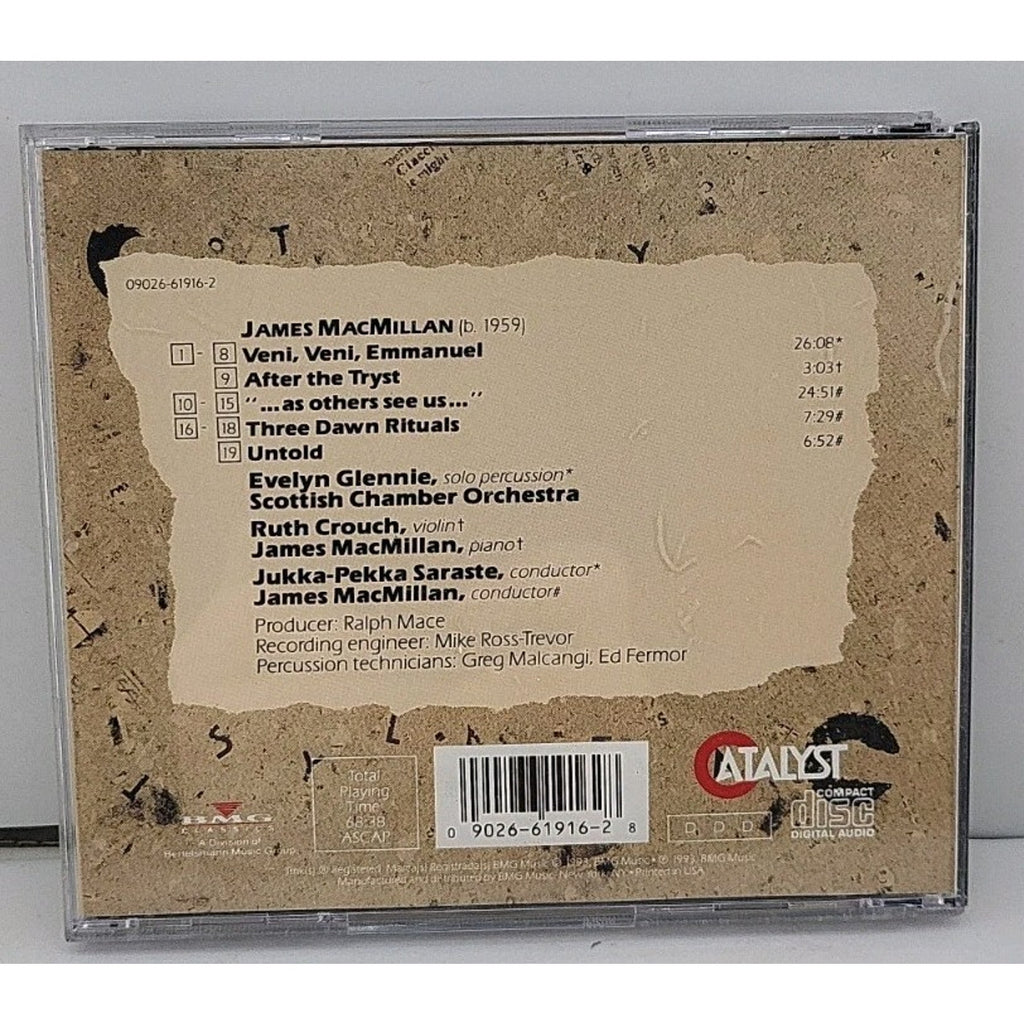 Evelyn Glennie VENI, VENI, EMMANUEL Music of James MacMillan Music CD