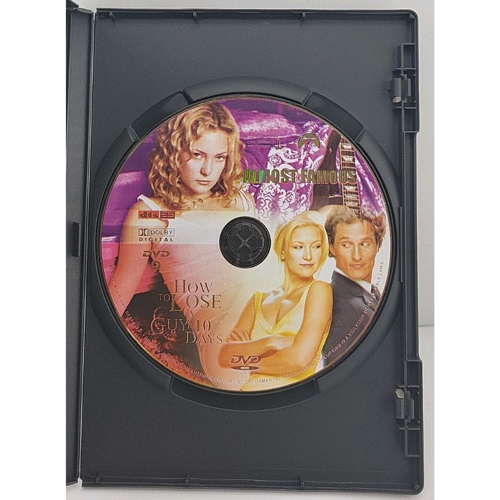 Almost Famous / How To Lose A Guy In 10 Days Widescreen Version DVD DSS