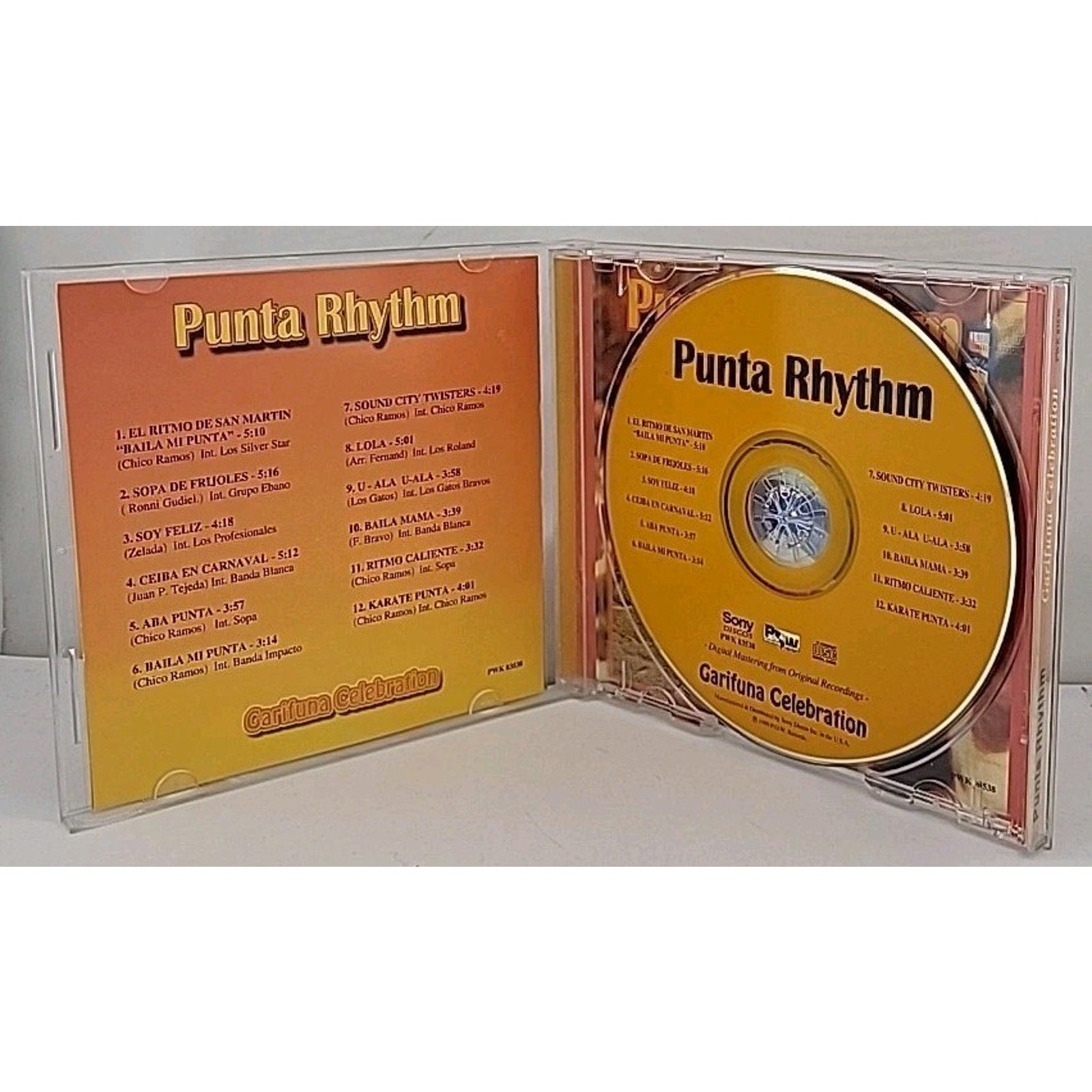Punta Rhythm Garifuna Celebration by Various Artists (CD, Sep-1999, Sony...