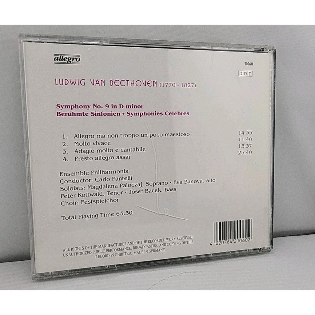 Beethoven - Symphony No. 9 - Carlo Pantelli CD
