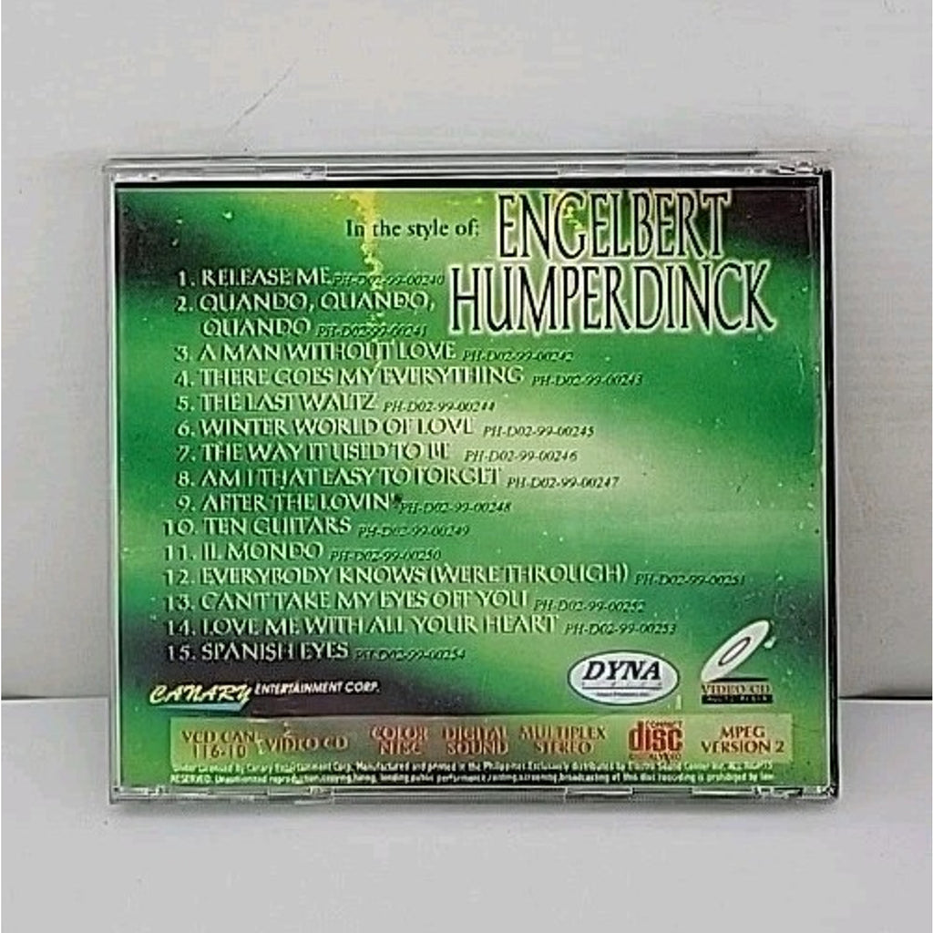 Engelbert Humperdinck Video Karaoke CD