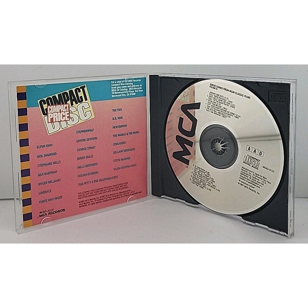 Great Songs From Mgm Classic Films Volume Three Mgm Classic Films CD