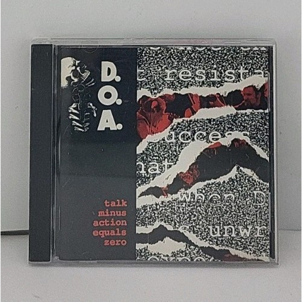 Talk Minus Action = Zero by D.O.A. (CD, 1993)