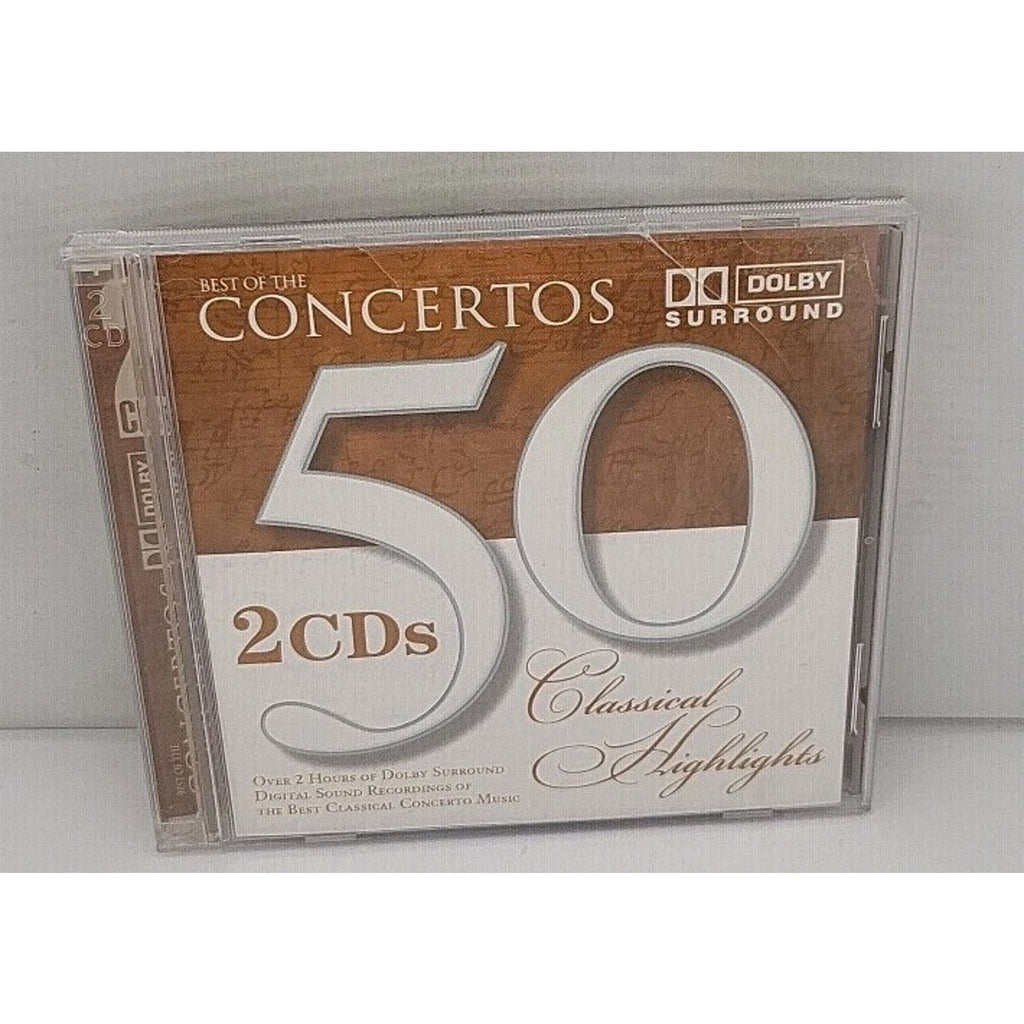 Fifty Classical Concertos by Various (CD, 2002)