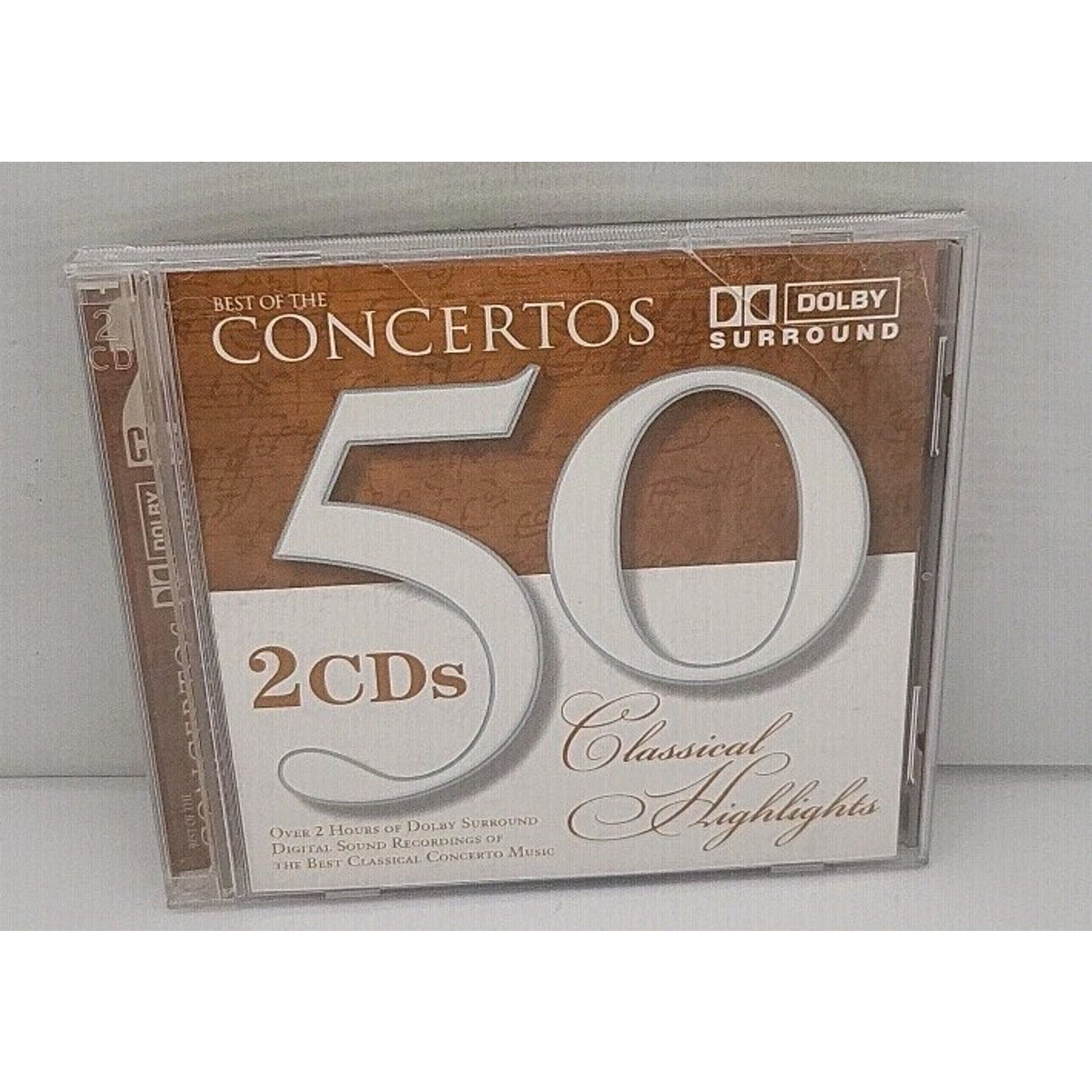 Fifty Classical Concertos by Various (CD, 2002)