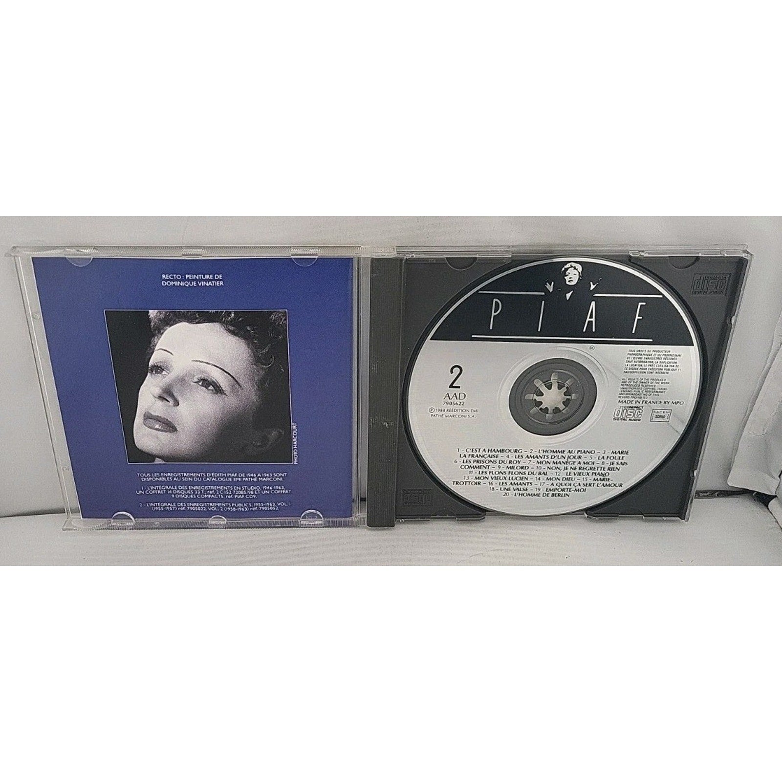 Édith Piaf - 25 Anniversaire Vol 2 CD