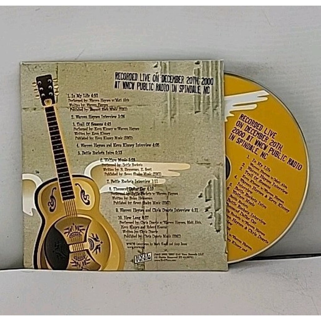 Recorded Live On December 20th 2000 At WNCW Public Radio - Evil Teen Records CD
