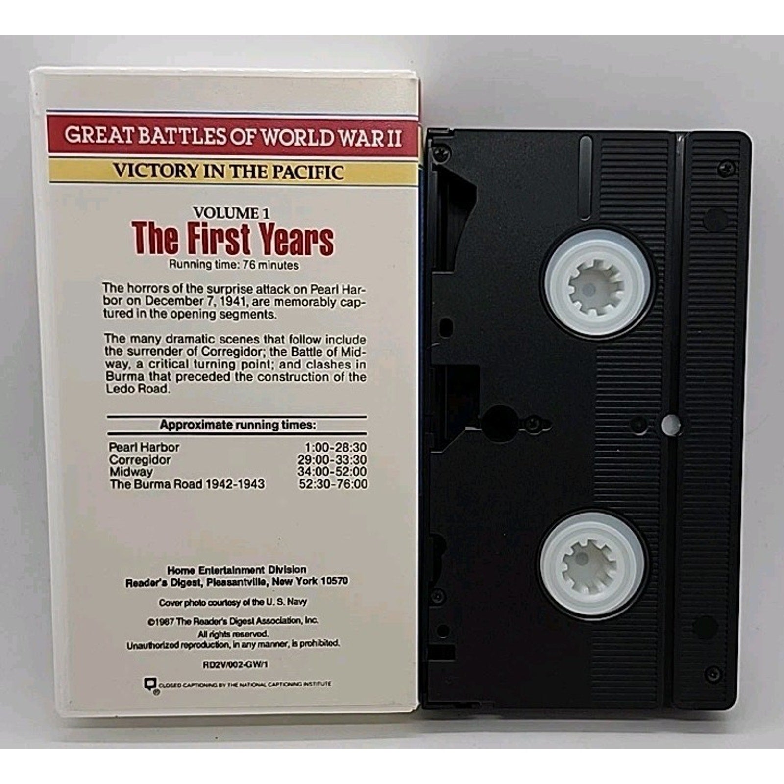 Great Battles Of World War II Victory in the pacific VHS Box Set