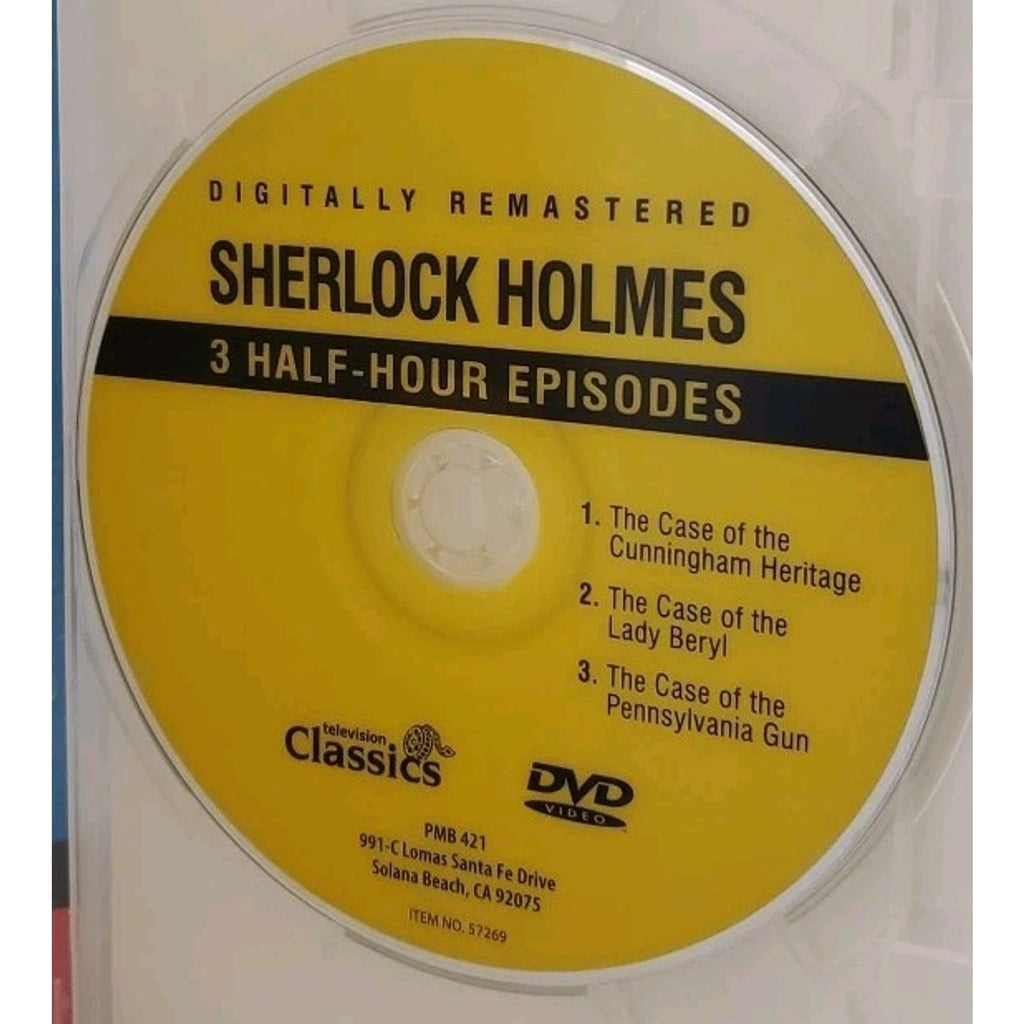 Sherlock Holmes: 3 Episodes (DVD, 2004)