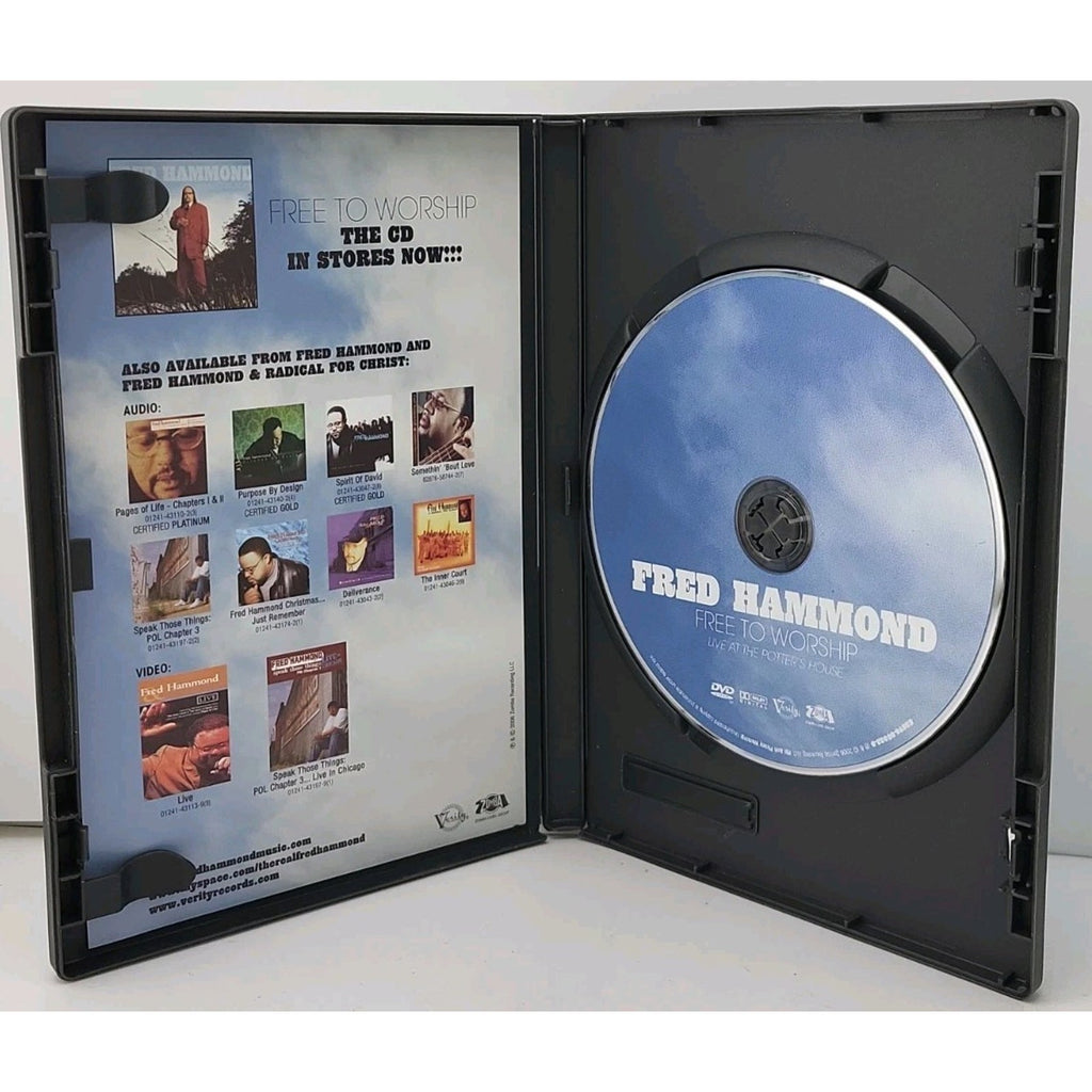 Fred Hammond - Free to Worship - Live at the Potters House (DVD, 2007)