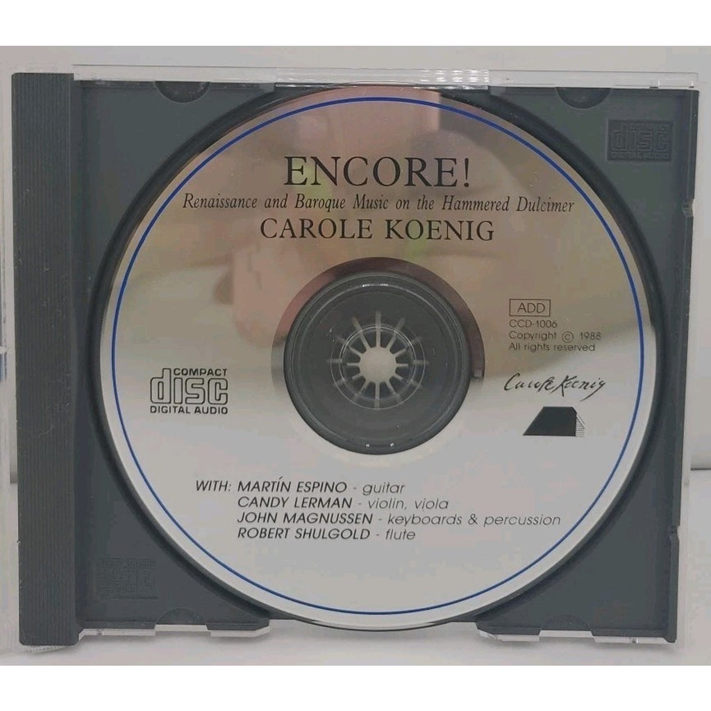 Carole Koenig Encore! (CD)