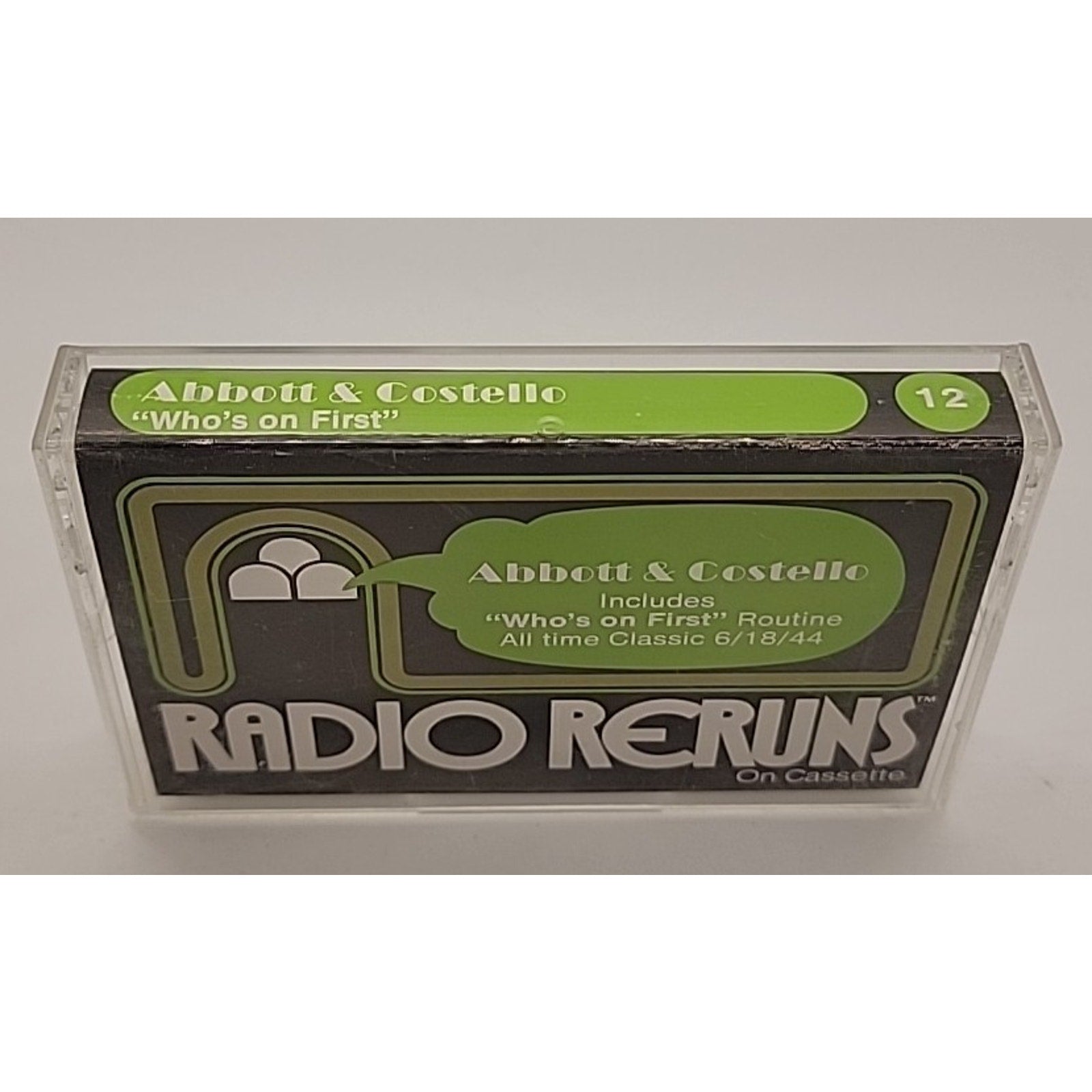 Abbott and Costello - Radio Reruns # 12 - Includes Who’s on First (Cassette)
