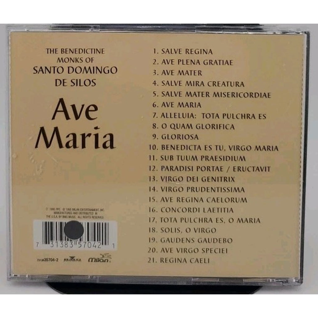 Ave Maria by Benedictine Monks of Santo Domingo De Silos (CD, 1995)