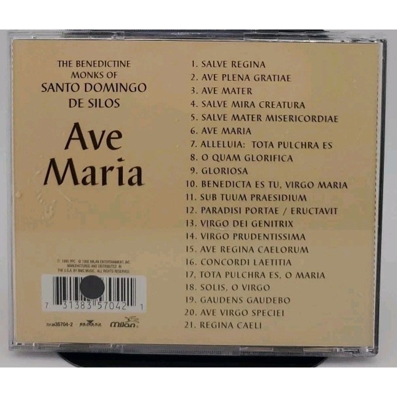 Ave Maria by Benedictine Monks of Santo Domingo De Silos (CD, 1995)