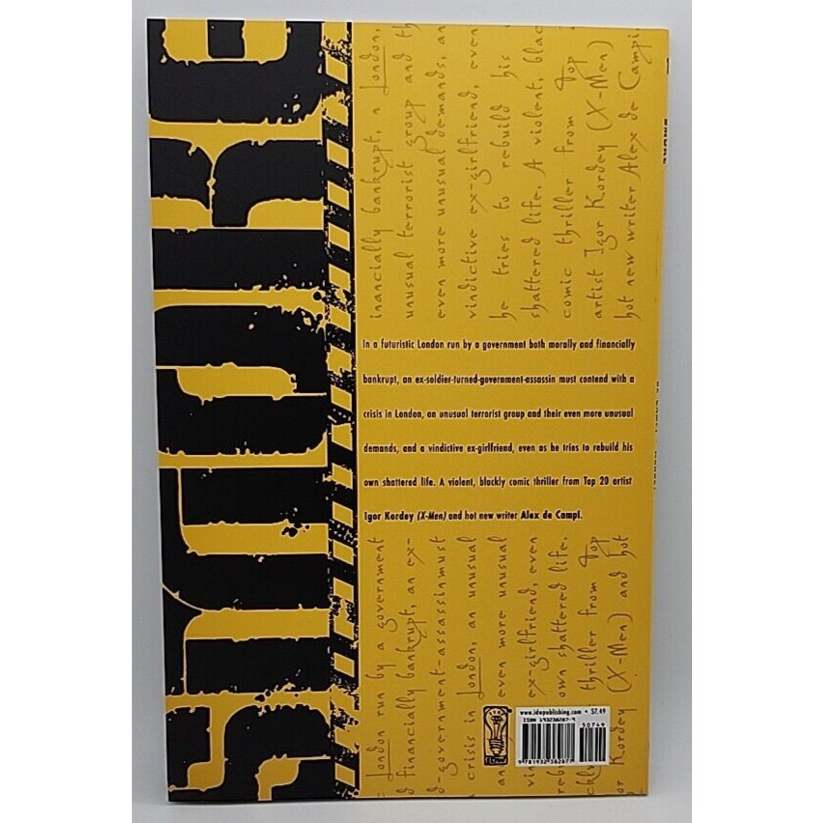 Smoke #1 No. 1 IDW 2005 Paperback Comic