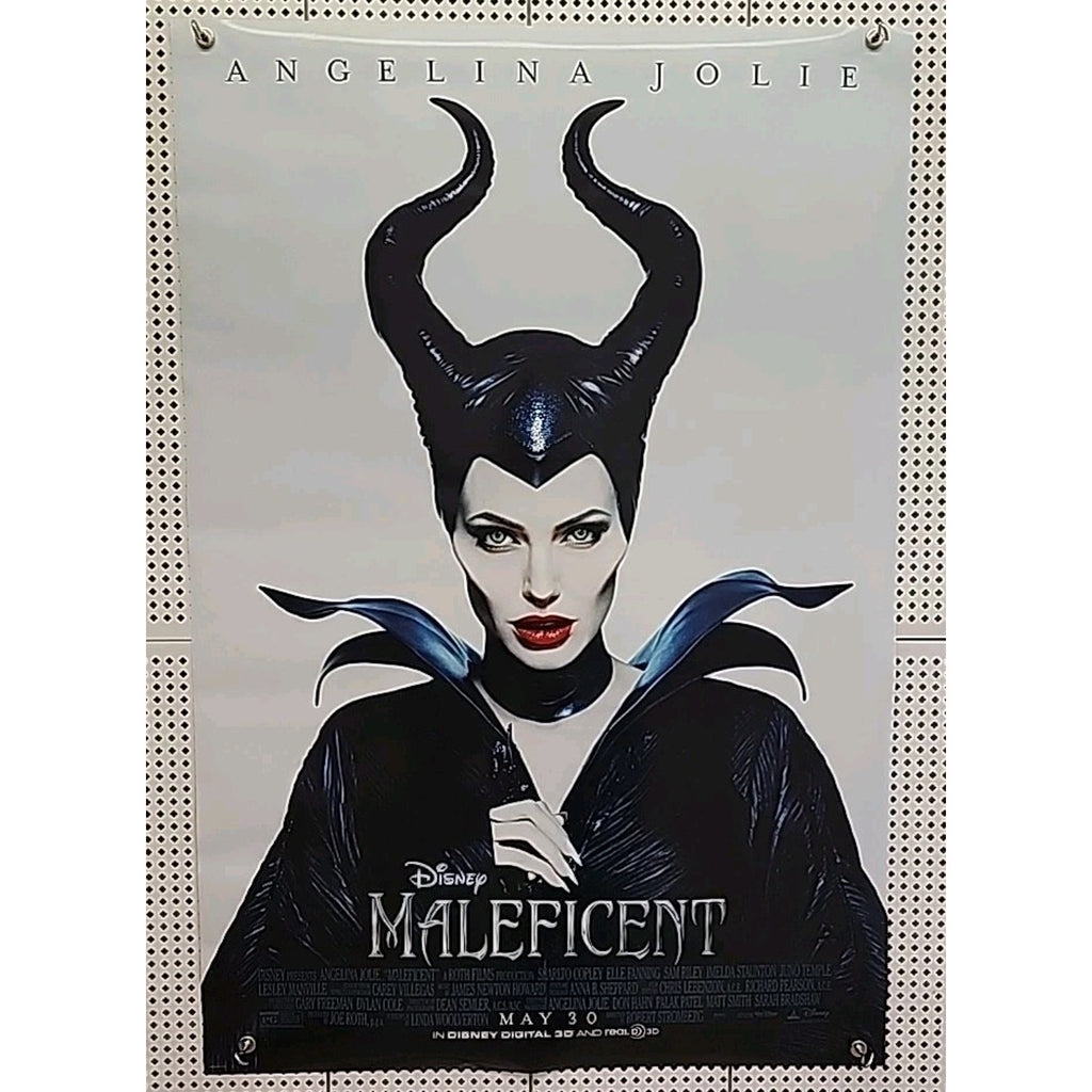 Disneys "Maleficent" Original Movie Poster 27x40in (2014) Double Sided Jolie