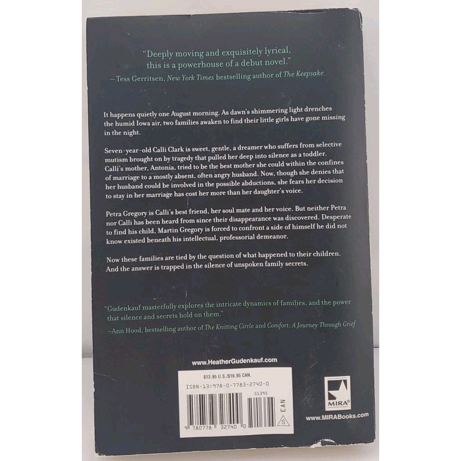 Weight of Silence by Heather Gudenkauf (2009, Trade Paperback)