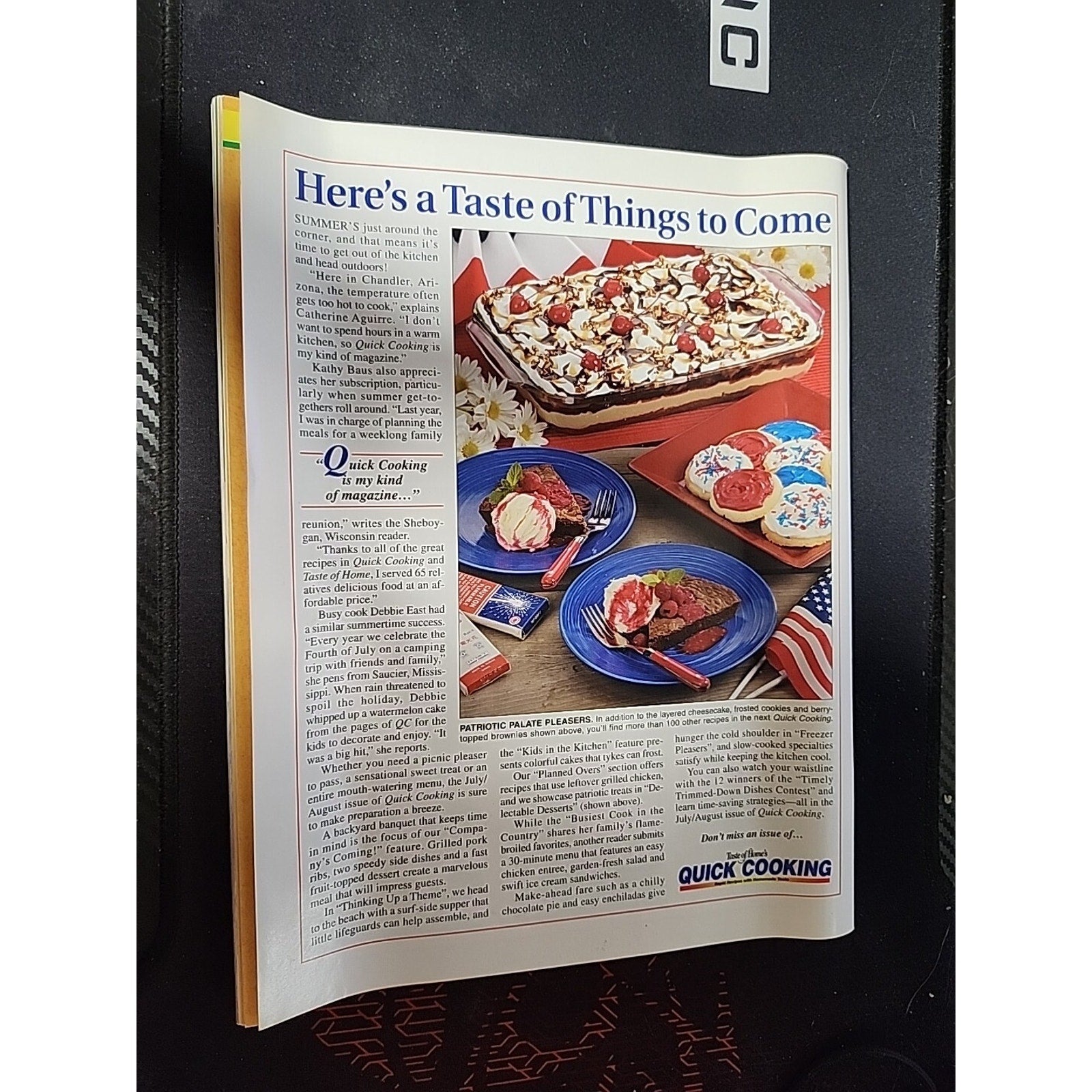 Taste Of Home's Quick Cooking Magazine May/June 2003