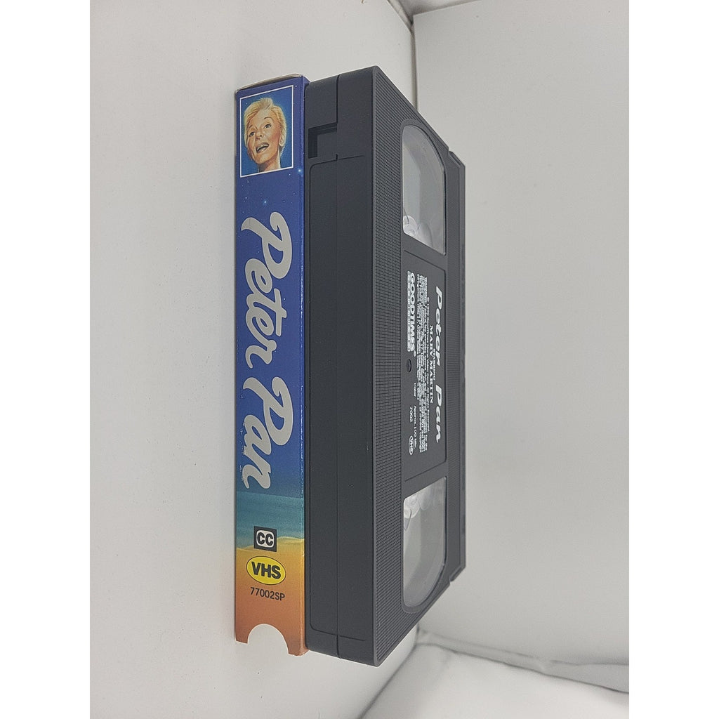 Peter Pan VHS Tape Original Family Musical Classic 1989 Mary Martin Slipcover