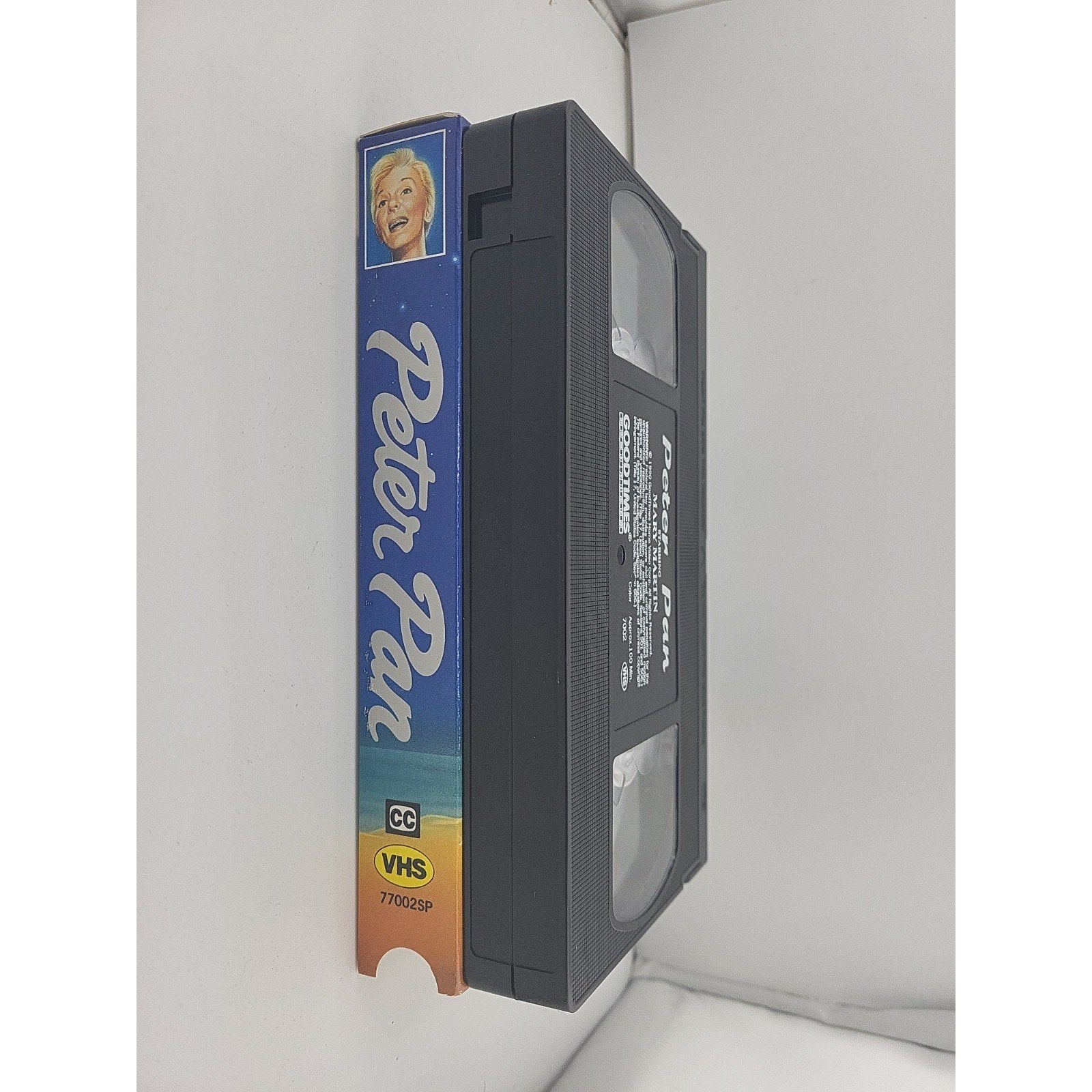 Peter Pan VHS Tape Original Family Musical Classic 1989 Mary Martin Slipcover