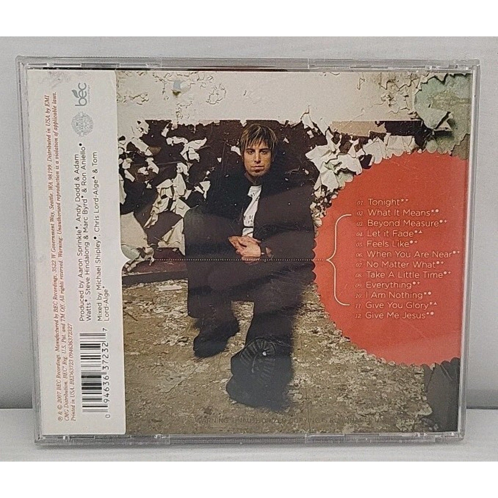 Beyond Measure by Jeremy Camp (CD, Oct-2006, BEC Recordings)