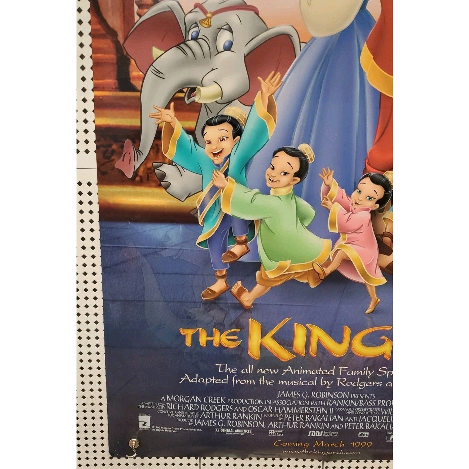 The King and I Movie Poster 27x40 D/S Miranda Richardson Martin Vidnovic