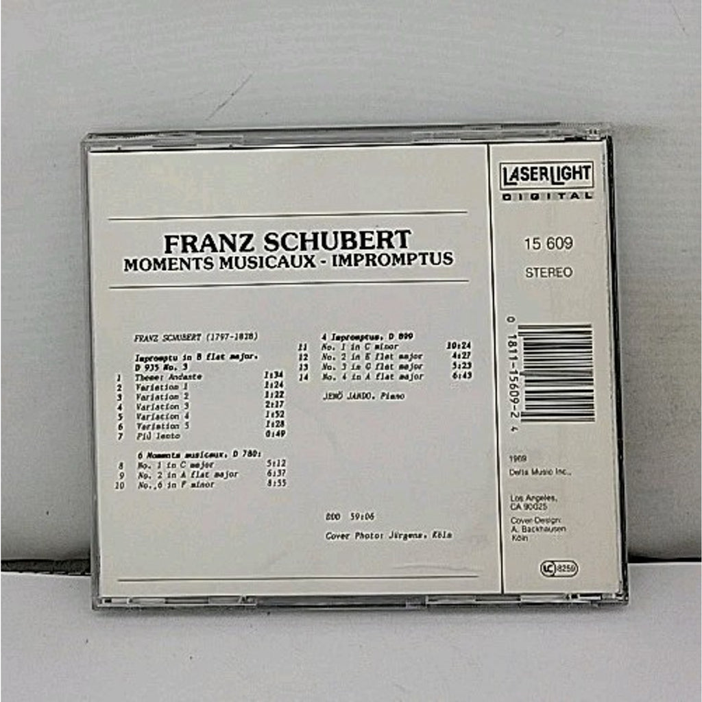 Franz Schubert Moments Musicaux Impromptus Laserlight CD