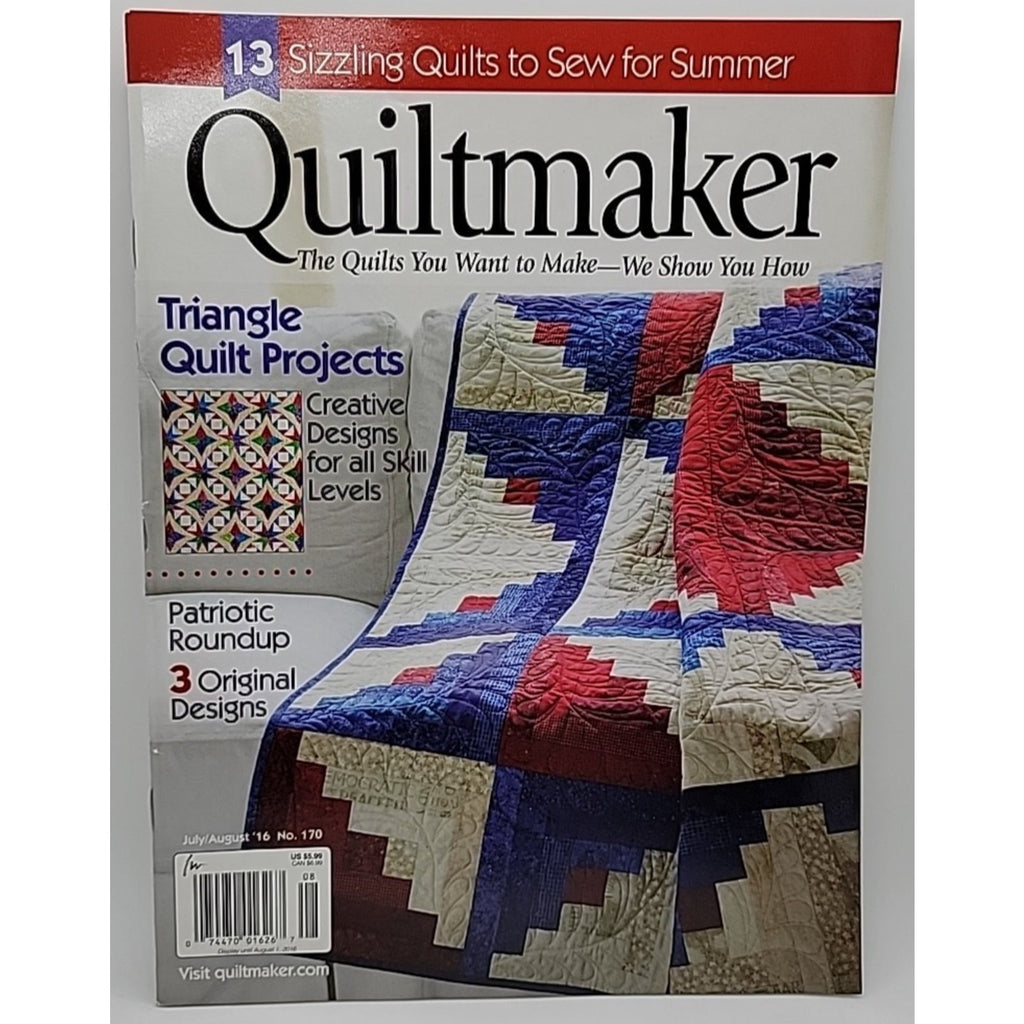 July/Aug 2016 Quiltmaker Magazine