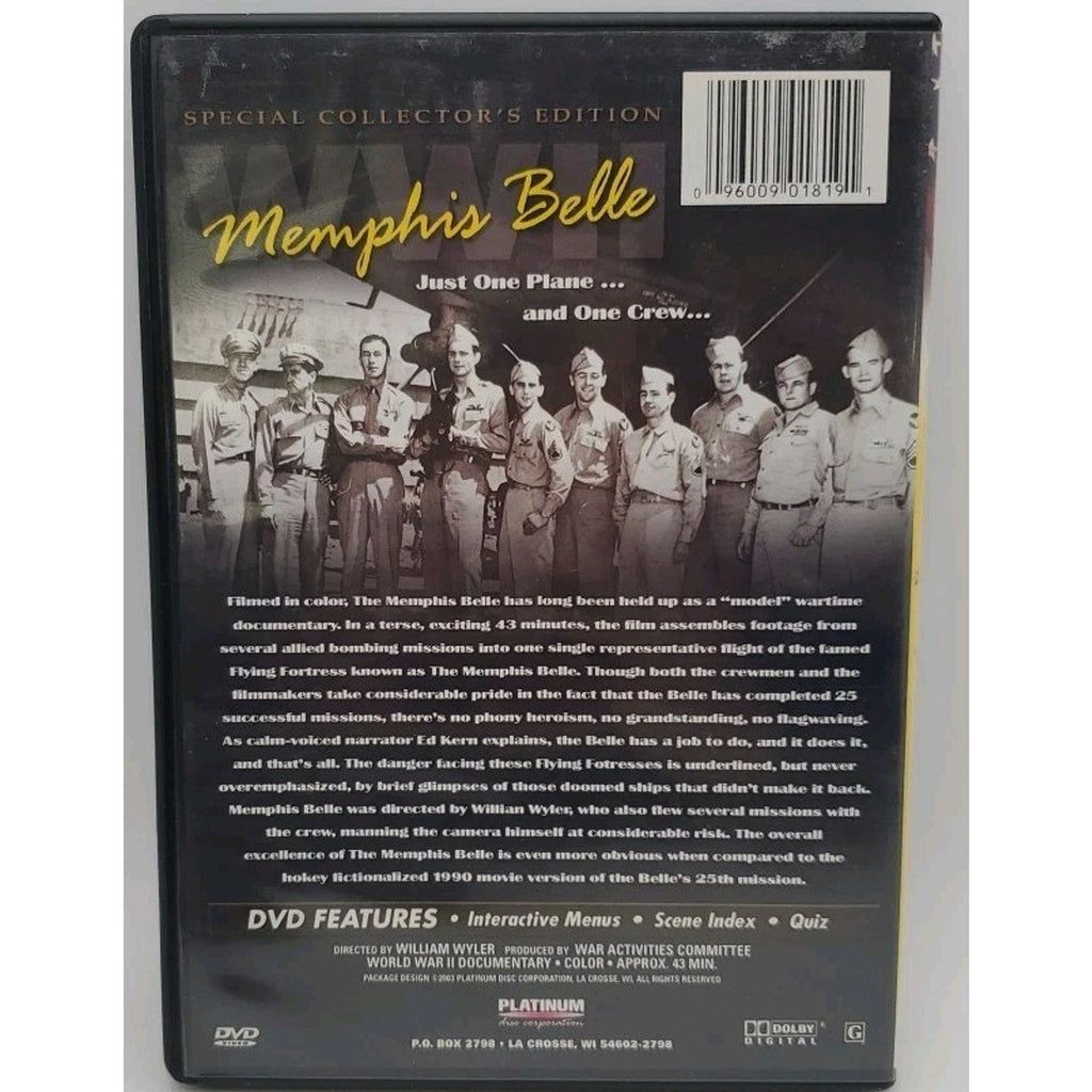 Memories of War - Prelude to War/Memphis Belle (DVD)