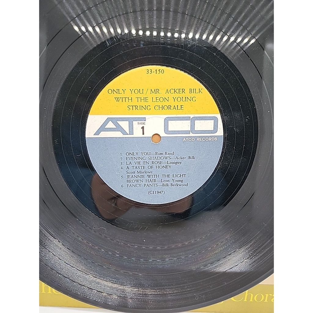 Mr Acker Bilk And Leon Young Only You (Record)