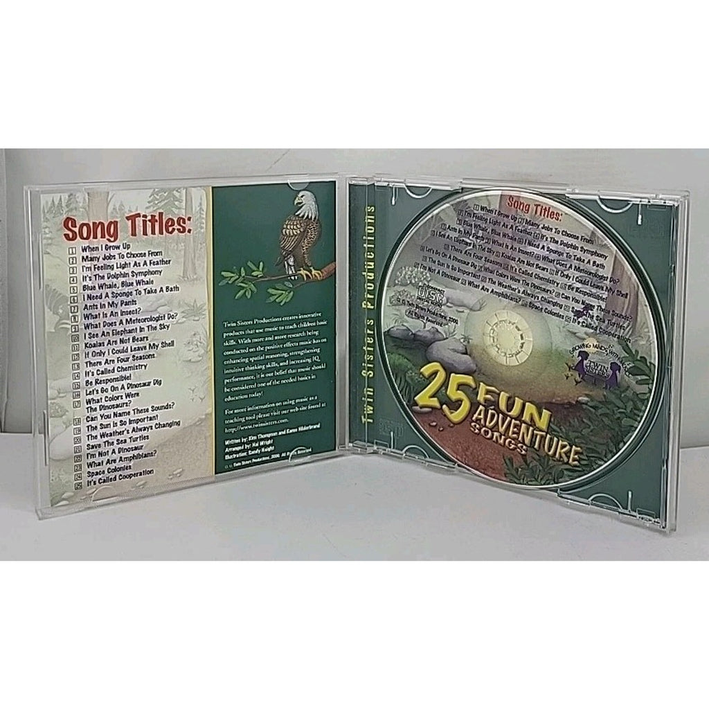 Twenty-Five Fun Adventure So by Twin Sisters (CD, 2002)